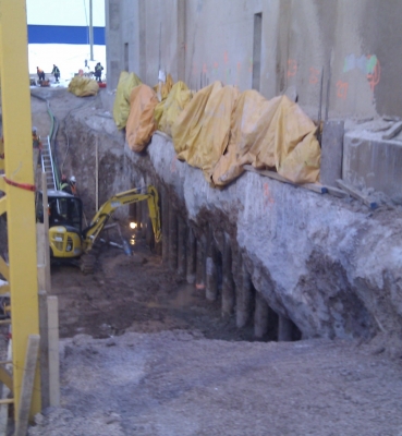 Suivi de déformation, modification de structure – tour de préchauffage de Ciment McInnis, Port-Daniel–Gascons